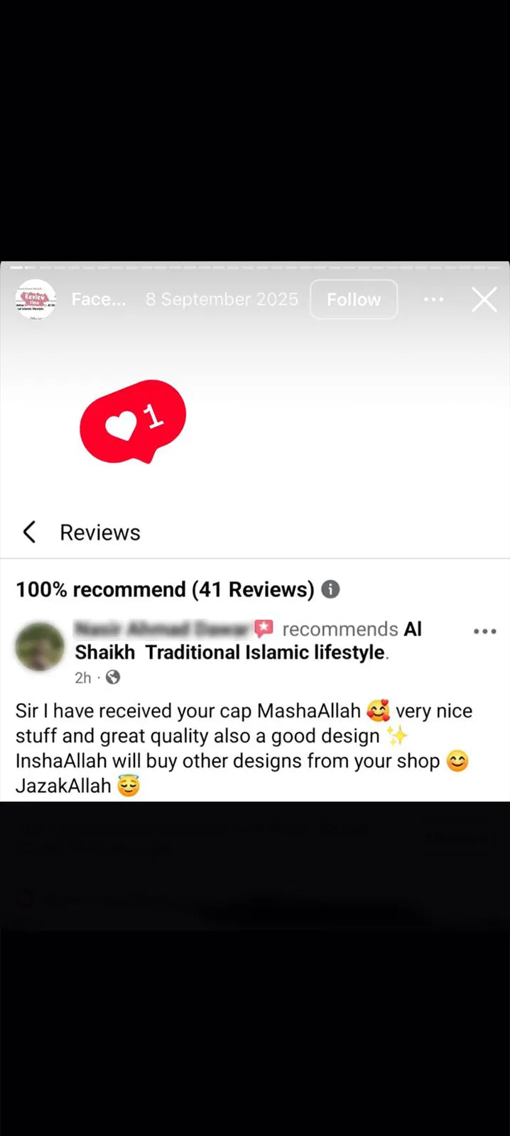 Customer Review Screenshot