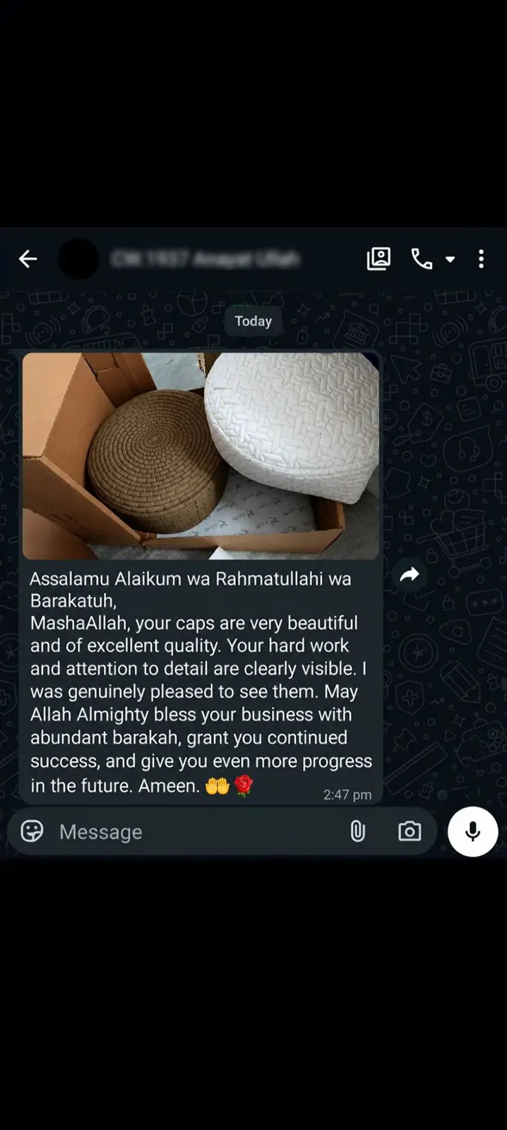 Customer Review Screenshot